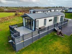 Lodge with sea & country views